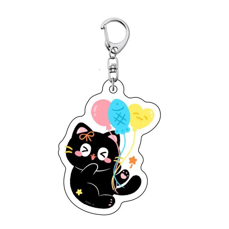 New Fashion Anime Character Cute Cartoon Black Cat Animal Keychain For Women And Men Pendant Móc Khóa In Theo Yêu Cầu, Chất Liệu Mica Trong Suốt In 2 Mặt , Dày 4mm 16 New Fashion Anime Character Cute Cartoon Black Cat Animal Keychain For Women And Men Pendant Móc Khóa In Theo Yêu Cầu, Chất Liệu Mica Trong Suốt In 2 Mặt , Dày 4mm - Ảnh 16