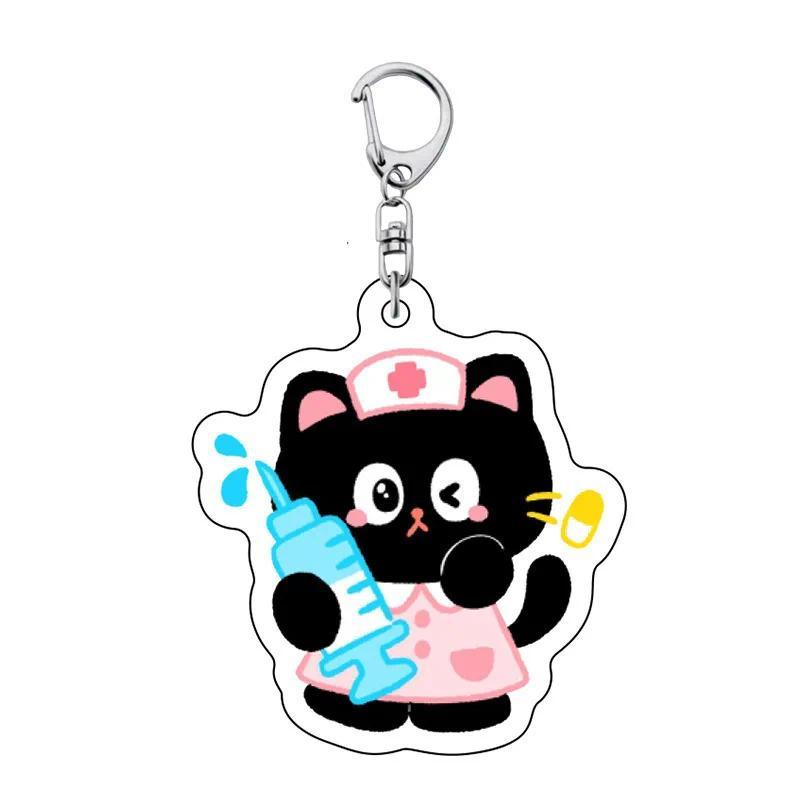 New Fashion Anime Character Cute Cartoon Black Cat Animal Keychain For Women And Men Pendant Móc Khóa In Theo Yêu Cầu, Chất Liệu Mica Trong Suốt In 2 Mặt , Dày 4mm 4 New Fashion Anime Character Cute Cartoon Black Cat Animal Keychain For Women And Men Pendant Móc Khóa In Theo Yêu Cầu, Chất Liệu Mica Trong Suốt In 2 Mặt , Dày 4mm - Ảnh 4