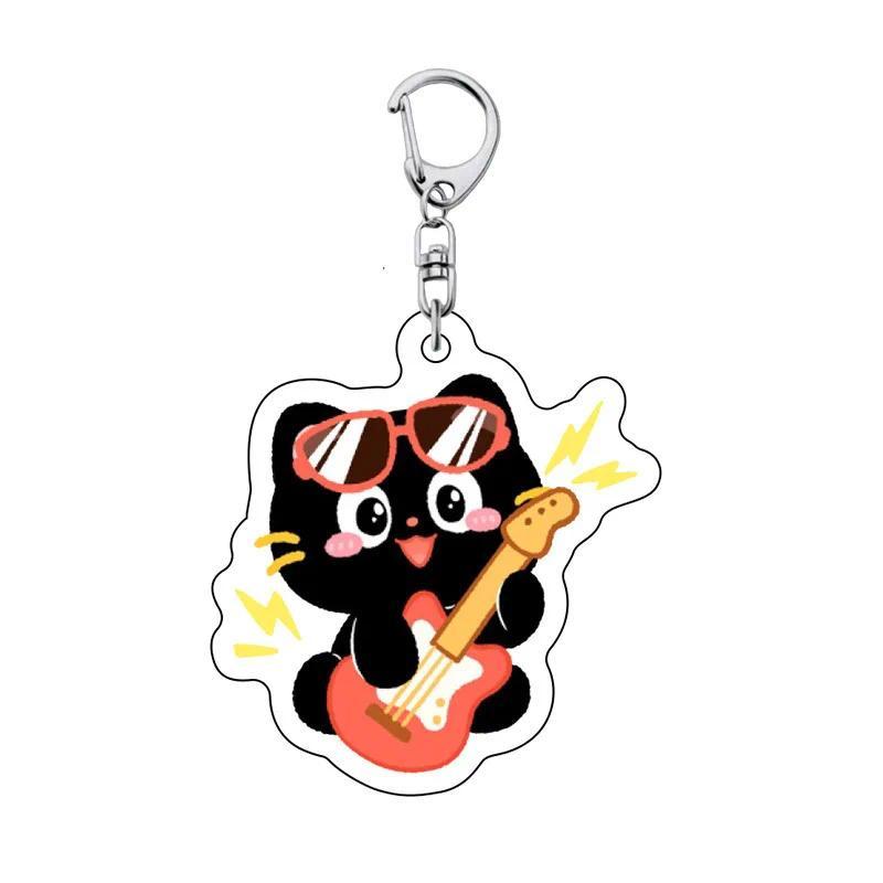 New Fashion Anime Character Cute Cartoon Black Cat Animal Keychain For Women And Men Pendant Móc Khóa In Theo Yêu Cầu, Chất Liệu Mica Trong Suốt In 2 Mặt , Dày 4mm 7 New Fashion Anime Character Cute Cartoon Black Cat Animal Keychain For Women And Men Pendant Móc Khóa In Theo Yêu Cầu, Chất Liệu Mica Trong Suốt In 2 Mặt , Dày 4mm - Ảnh 7
