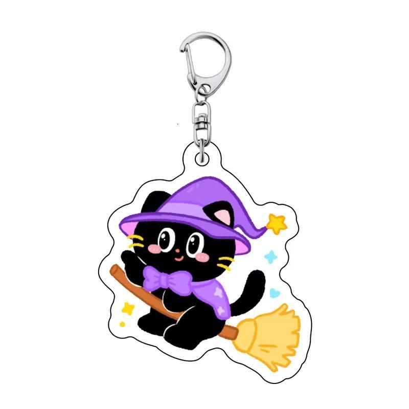 New Fashion Anime Character Cute Cartoon Black Cat Animal Keychain For Women And Men Pendant Móc Khóa In Theo Yêu Cầu, Chất Liệu Mica Trong Suốt In 2 Mặt , Dày 4mm 1 New Fashion Anime Character Cute Cartoon Black Cat Animal Keychain For Women And Men Pendant Móc Khóa In Theo Yêu Cầu, Chất Liệu Mica Trong Suốt In 2 Mặt , Dày 4mm