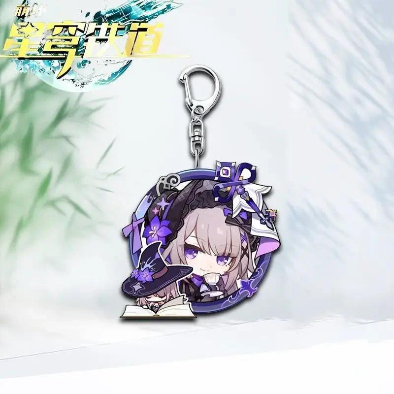 New Game Honkai Star Rail Keychain Hyacinthhia Cifera Dan Heng Bronya Rand Asta Mydei Móc Khóa In Theo Yêu Cầu, Chất Liệu Mica Trong Suốt In 2 Mặt , Dày 4mm 3 New Game Honkai Star Rail Keychain Hyacinthhia Cifera Dan Heng Bronya Rand Asta Mydei Móc Khóa In Theo Yêu Cầu, Chất Liệu Mica Trong Suốt In 2 Mặt , Dày 4mm - Ảnh 3