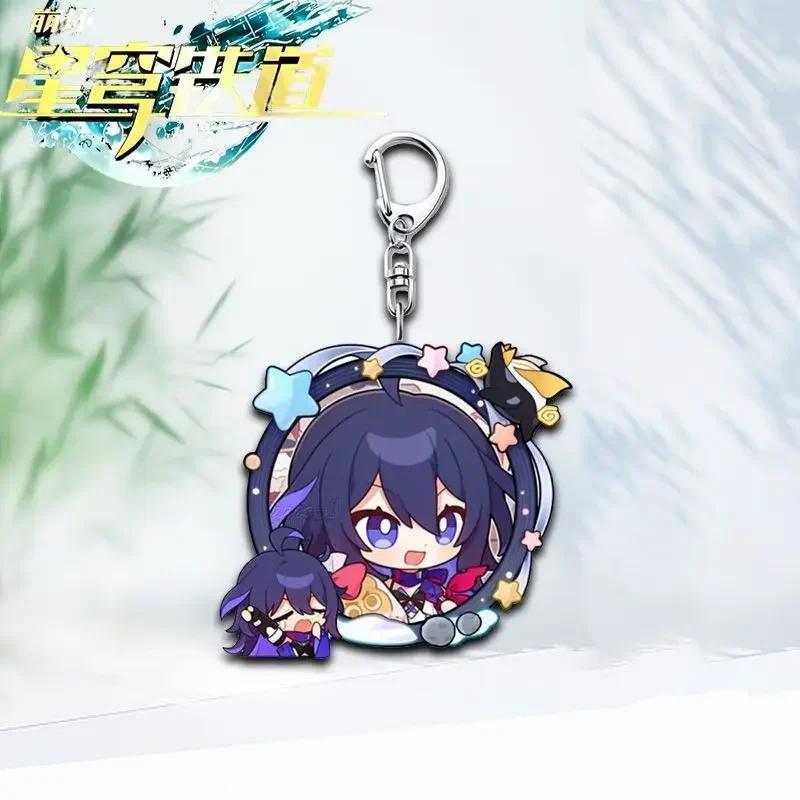 New Game Honkai Star Rail Keychain Hyacinthhia Cifera Dan Heng Bronya Rand Asta Mydei Móc Khóa In Theo Yêu Cầu, Chất Liệu Mica Trong Suốt In 2 Mặt , Dày 4mm 4 New Game Honkai Star Rail Keychain Hyacinthhia Cifera Dan Heng Bronya Rand Asta Mydei Móc Khóa In Theo Yêu Cầu, Chất Liệu Mica Trong Suốt In 2 Mặt , Dày 4mm - Ảnh 4