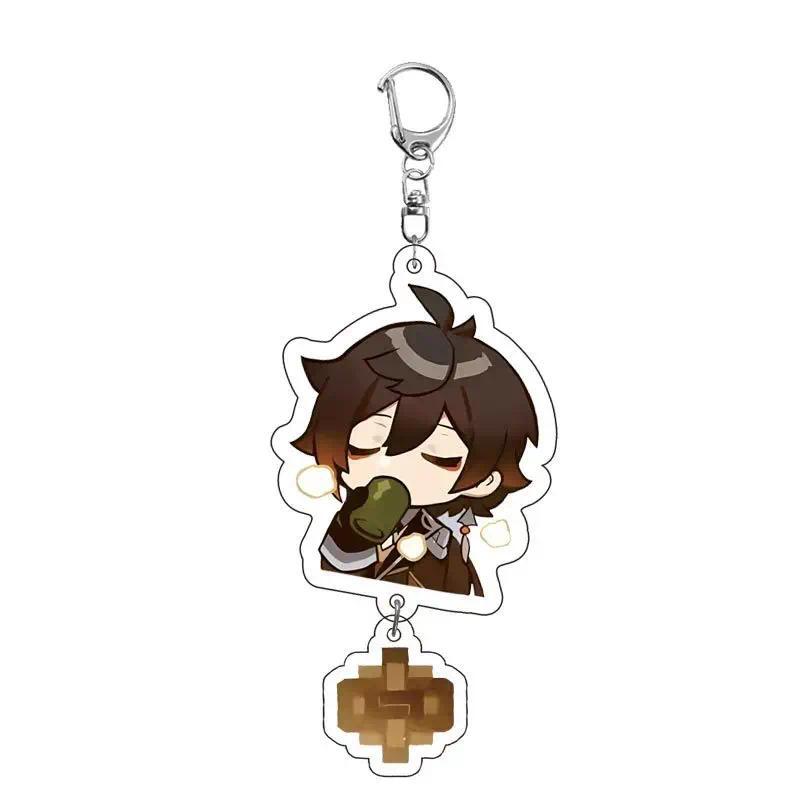 New Genshin Impact Zhongli Neuvillette Tartaglia Keychain Cartoon Anime Mica Backpack Jewelry Móc Khóa In Theo Yêu Cầu, Chất Liệu Mica Trong Suốt In 2 Mặt , Dày 4mm 14 New Genshin Impact Zhongli Neuvillette Tartaglia Keychain Cartoon Anime Mica Backpack Jewelry Móc Khóa In Theo Yêu Cầu, Chất Liệu Mica Trong Suốt In 2 Mặt , Dày 4mm - Ảnh 14