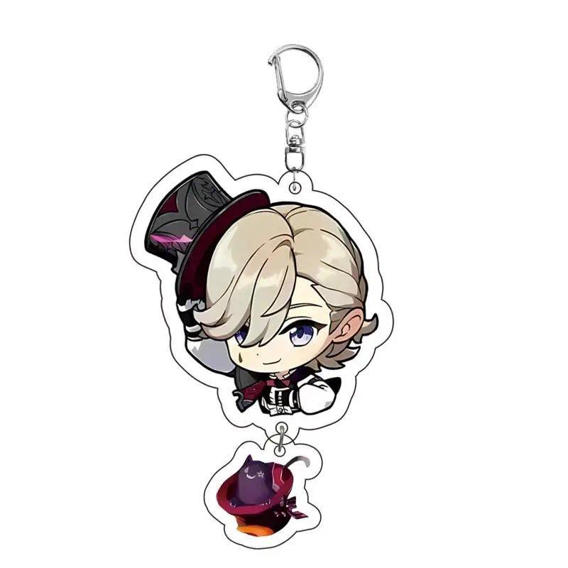 New Genshin Impact Zhongli Neuvillette Tartaglia Keychain Cartoon Anime Mica Backpack Jewelry Móc Khóa In Theo Yêu Cầu, Chất Liệu Mica Trong Suốt In 2 Mặt , Dày 4mm 17 New Genshin Impact Zhongli Neuvillette Tartaglia Keychain Cartoon Anime Mica Backpack Jewelry Móc Khóa In Theo Yêu Cầu, Chất Liệu Mica Trong Suốt In 2 Mặt , Dày 4mm - Ảnh 17