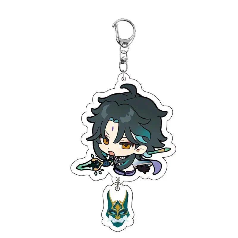 New Genshin Impact Zhongli Neuvillette Tartaglia Keychain Cartoon Anime Mica Backpack Jewelry Móc Khóa In Theo Yêu Cầu, Chất Liệu Mica Trong Suốt In 2 Mặt , Dày 4mm 26 New Genshin Impact Zhongli Neuvillette Tartaglia Keychain Cartoon Anime Mica Backpack Jewelry Móc Khóa In Theo Yêu Cầu, Chất Liệu Mica Trong Suốt In 2 Mặt , Dày 4mm - Ảnh 26