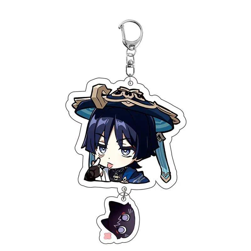 New Genshin Impact Zhongli Neuvillette Tartaglia Keychain Cartoon Anime Mica Backpack Jewelry Móc Khóa In Theo Yêu Cầu, Chất Liệu Mica Trong Suốt In 2 Mặt , Dày 4mm 27 New Genshin Impact Zhongli Neuvillette Tartaglia Keychain Cartoon Anime Mica Backpack Jewelry Móc Khóa In Theo Yêu Cầu, Chất Liệu Mica Trong Suốt In 2 Mặt , Dày 4mm - Ảnh 27