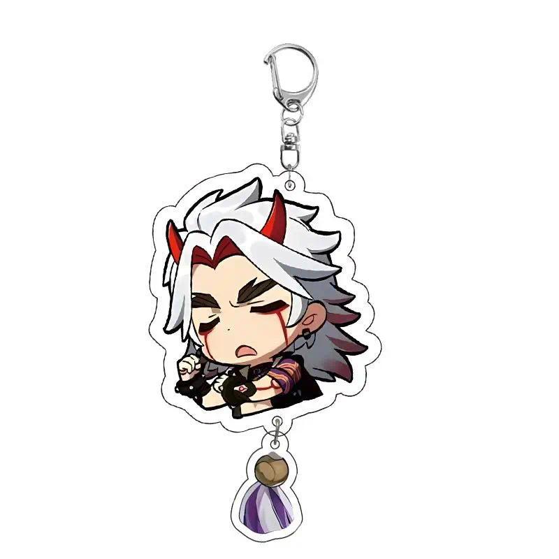 New Genshin Impact Zhongli Neuvillette Tartaglia Keychain Cartoon Anime Mica Backpack Jewelry Móc Khóa In Theo Yêu Cầu, Chất Liệu Mica Trong Suốt In 2 Mặt , Dày 4mm 4 New Genshin Impact Zhongli Neuvillette Tartaglia Keychain Cartoon Anime Mica Backpack Jewelry Móc Khóa In Theo Yêu Cầu, Chất Liệu Mica Trong Suốt In 2 Mặt , Dày 4mm - Ảnh 4