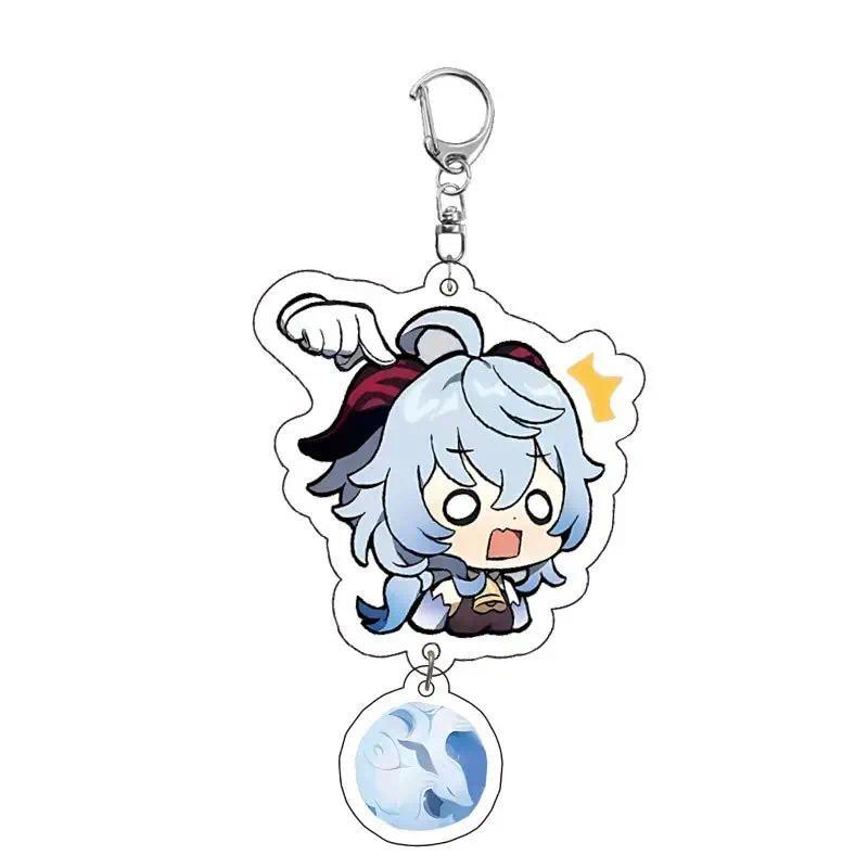 New Genshin Impact Zhongli Neuvillette Tartaglia Keychain Cartoon Anime Mica Backpack Jewelry Móc Khóa In Theo Yêu Cầu, Chất Liệu Mica Trong Suốt In 2 Mặt , Dày 4mm 6 New Genshin Impact Zhongli Neuvillette Tartaglia Keychain Cartoon Anime Mica Backpack Jewelry Móc Khóa In Theo Yêu Cầu, Chất Liệu Mica Trong Suốt In 2 Mặt , Dày 4mm - Ảnh 6