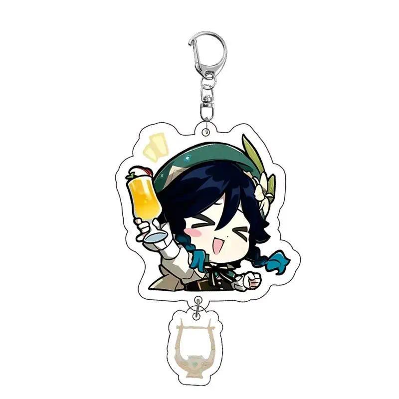 New Genshin Impact Zhongli Neuvillette Tartaglia Keychain Cartoon Anime Mica Backpack Jewelry Móc Khóa In Theo Yêu Cầu, Chất Liệu Mica Trong Suốt In 2 Mặt , Dày 4mm 8 New Genshin Impact Zhongli Neuvillette Tartaglia Keychain Cartoon Anime Mica Backpack Jewelry Móc Khóa In Theo Yêu Cầu, Chất Liệu Mica Trong Suốt In 2 Mặt , Dày 4mm - Ảnh 8
