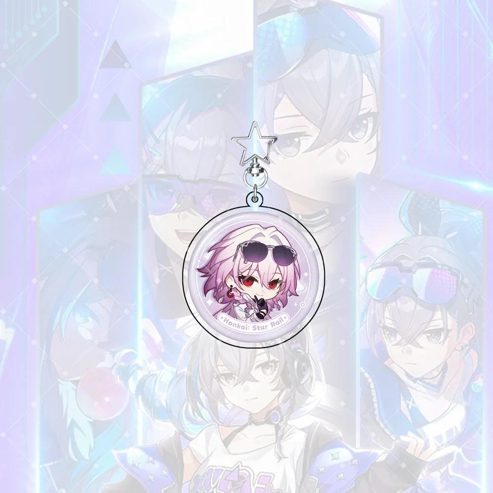 New Periphery Honkai Star Rail 6cm Tribbie Aglaea Castorice Acrylic Stand Keychain Figure Bag Móc Khóa In Theo Yêu Cầu, Chất Liệu Mica Trong Suốt In 2 Mặt , Dày 4mm 8 New Periphery Honkai Star Rail 6cm Tribbie Aglaea Castorice Acrylic Stand Keychain Figure Bag Móc Khóa In Theo Yêu Cầu, Chất Liệu Mica Trong Suốt In 2 Mặt , Dày 4mm - Ảnh 8