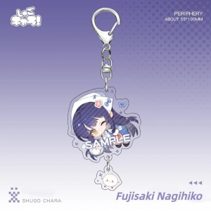 New Shugo Chara Keychain Hinamori Amu Fujisaki Nagihiko Cute Cartoon Anime Acrylic Key Ring Móc Khóa In Theo Yêu Cầu, Chất Liệu Mica Trong Suốt In 2 Mặt , Dày 4mm