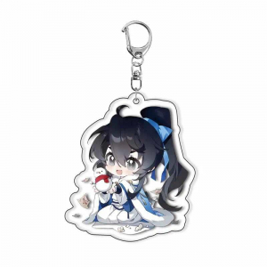 Novel Magestrate Anime Cartoon Character Wenshi Xiewen Chen Budao Mica Key Chain Decor Móc Khóa In Theo Yêu Cầu, Chất Liệu Mica Trong Suốt In 2 Mặt , Dày 4mm