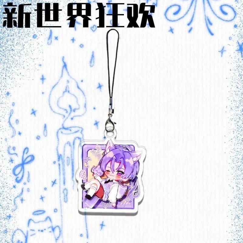 Nu Carnival Anime Mobile Phone Lanyard Eiden Aster Diy Creative Accesorios Phone Case Friend Móc Khóa In Theo Yêu Cầu, Chất Liệu Mica Trong Suốt In 2 Mặt , Dày 4mm 2 Nu Carnival Anime Mobile Phone Lanyard Eiden Aster Diy Creative Accesorios Phone Case Friend Móc Khóa In Theo Yêu Cầu, Chất Liệu Mica Trong Suốt In 2 Mặt , Dày 4mm - Ảnh 2