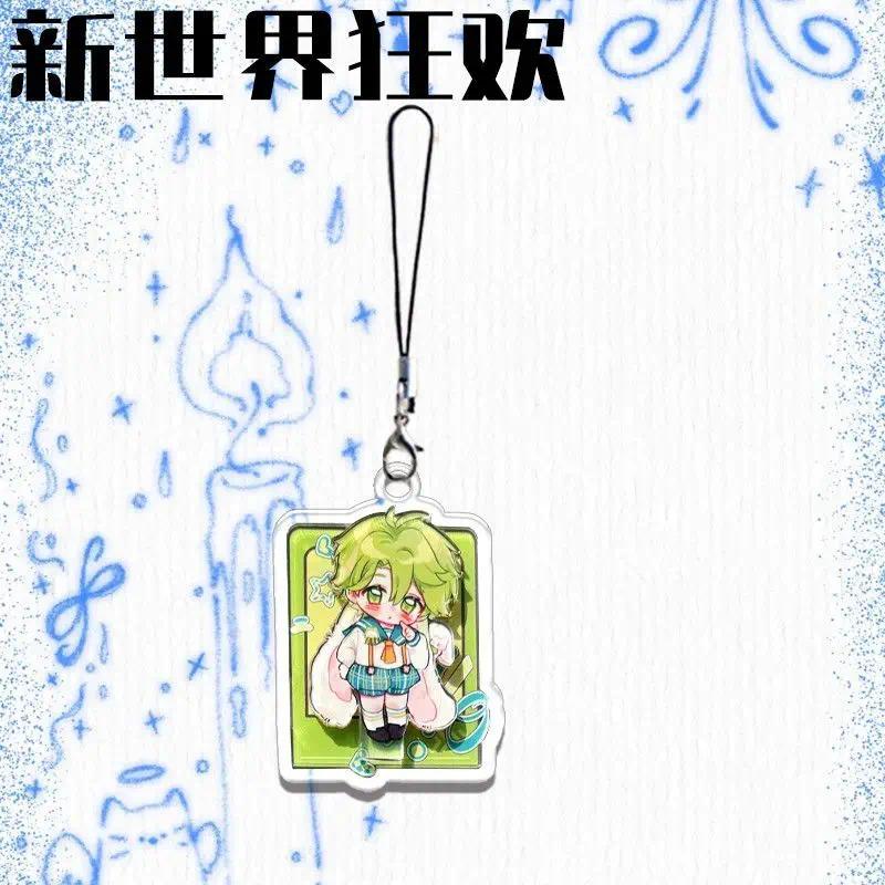 Nu Carnival Anime Mobile Phone Lanyard Eiden Aster Diy Creative Accesorios Phone Case Friend Móc Khóa In Theo Yêu Cầu, Chất Liệu Mica Trong Suốt In 2 Mặt , Dày 4mm 6 Nu Carnival Anime Mobile Phone Lanyard Eiden Aster Diy Creative Accesorios Phone Case Friend Móc Khóa In Theo Yêu Cầu, Chất Liệu Mica Trong Suốt In 2 Mặt , Dày 4mm - Ảnh 6