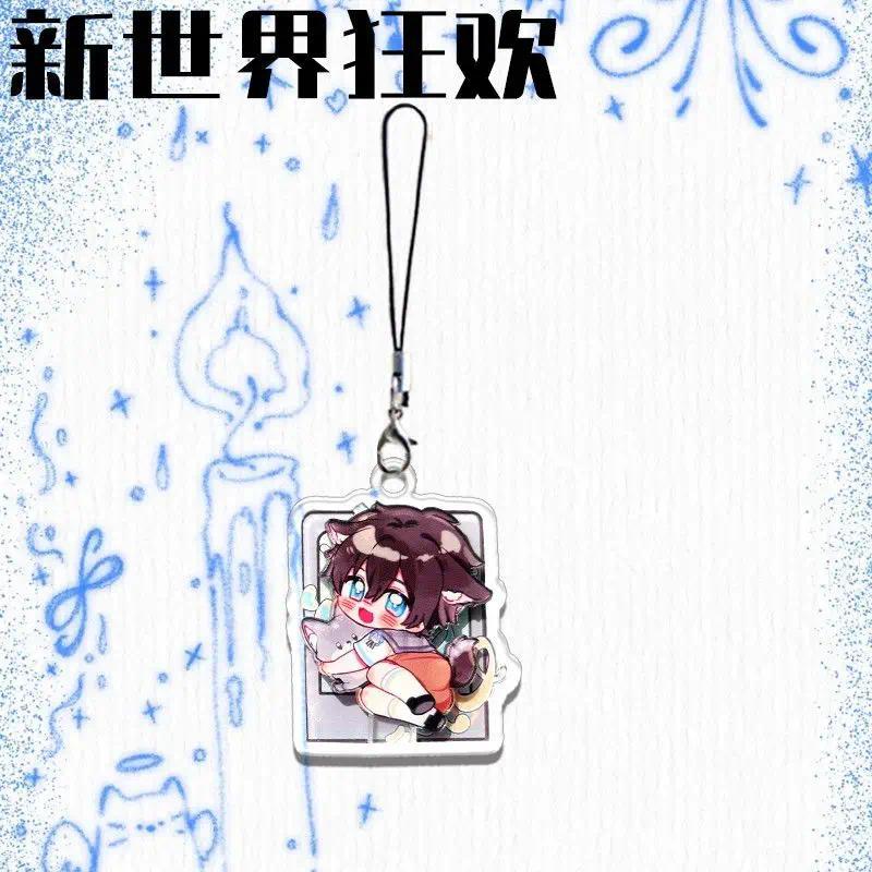 Nu Carnival Anime Mobile Phone Lanyard Eiden Aster Diy Creative Accesorios Phone Case Friend Móc Khóa In Theo Yêu Cầu, Chất Liệu Mica Trong Suốt In 2 Mặt , Dày 4mm 1 Nu Carnival Anime Mobile Phone Lanyard Eiden Aster Diy Creative Accesorios Phone Case Friend Móc Khóa In Theo Yêu Cầu, Chất Liệu Mica Trong Suốt In 2 Mặt , Dày 4mm