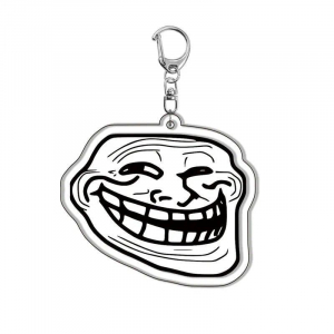 Ny Meme Face Mica Keychain Rage Comic Expressive Emotion For Backpack Bag Decoration - Cools Móc Khóa In Theo Yêu Cầu, Chất Liệu Mica Trong Suốt In 2 Mặt , Dày 4mm