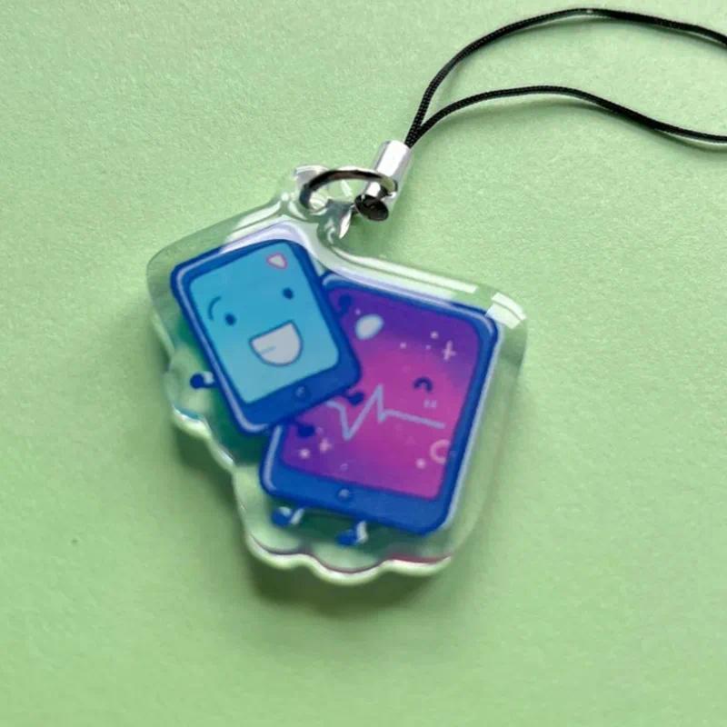 Object Show Inspired Acrylic Kawaii Phone Charms | Bfdi Tpot Inanimate Insanity Animatic Móc Khóa In Theo Yêu Cầu, Chất Liệu Mica Trong Suốt In 2 Mặt , Dày 4mm 2 Object Show Inspired Acrylic Kawaii Phone Charms | Bfdi Tpot Inanimate Insanity Animatic Móc Khóa In Theo Yêu Cầu, Chất Liệu Mica Trong Suốt In 2 Mặt , Dày 4mm - Ảnh 2