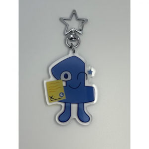 One Double-sided Acrylic Keychain - Bfdi: Tpot - Object Show Cute Game Character Pendant Móc Khóa In Theo Yêu Cầu, Chất Liệu Mica Trong Suốt In 2 Mặt , Dày 4mm