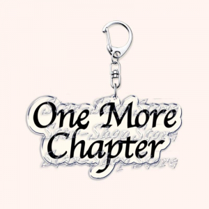 One More Chapter Books Keychain Bookish Reader Reading Mica Keychain Bookworm Lover Móc Khóa In Theo Yêu Cầu, Chất Liệu Mica Trong Suốt In 2 Mặt , Dày 4mm