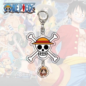 One Piece Monkey Luffy Roronoa Zoro Anime Acrylic Keychain Jewelry Bag Charms Key Ring Móc Khóa In Theo Yêu Cầu, Chất Liệu Mica Trong Suốt In 2 Mặt , Dày 4mm