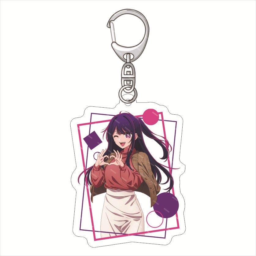 Oshi No Ko Acrylic Keychain With Peripheral Style Personalized Pendant Double-sided Hanger - Móc Khóa In Theo Yêu Cầu, Chất Liệu Mica Trong Suốt In 2 Mặt , Dày 4mm 3 Oshi No Ko Acrylic Keychain With Peripheral Style Personalized Pendant Double-sided Hanger - Móc Khóa In Theo Yêu Cầu, Chất Liệu Mica Trong Suốt In 2 Mặt , Dày 4mm - Ảnh 3