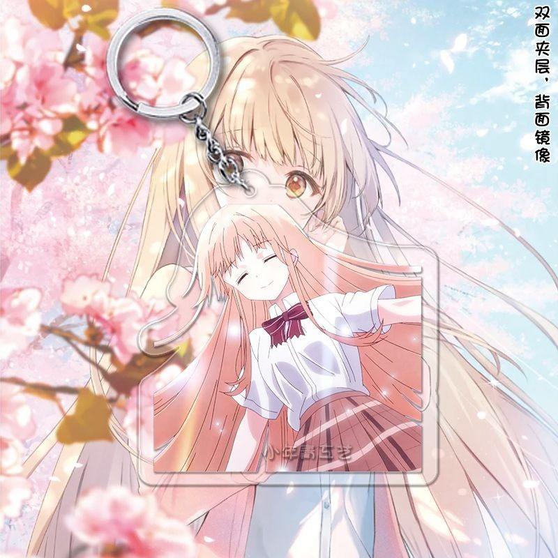 Otonarino Tenshisama Anime Keychain Women Shiina Mahiru Fujimiya Amane Key Chain Man Kawaii Móc Khóa In Theo Yêu Cầu, Chất Liệu Mica Trong Suốt In 2 Mặt , Dày 4mm 3 Otonarino Tenshisama Anime Keychain Women Shiina Mahiru Fujimiya Amane Key Chain Man Kawaii Móc Khóa In Theo Yêu Cầu, Chất Liệu Mica Trong Suốt In 2 Mặt , Dày 4mm - Ảnh 3