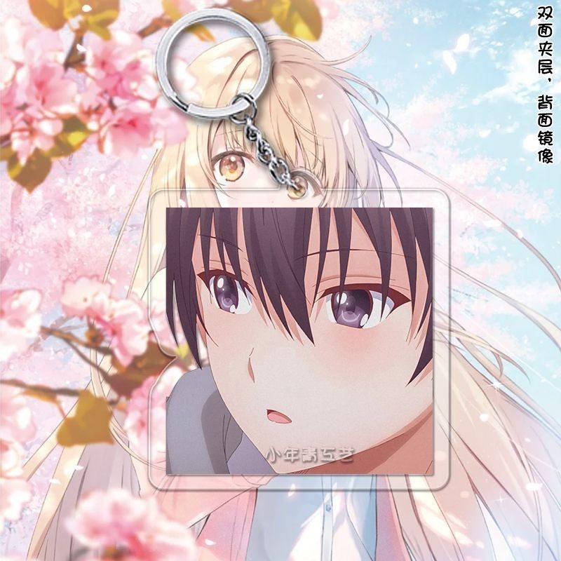 Otonarino Tenshisama Anime Keychain Women Shiina Mahiru Fujimiya Amane Key Chain Man Kawaii Móc Khóa In Theo Yêu Cầu, Chất Liệu Mica Trong Suốt In 2 Mặt , Dày 4mm 5 Otonarino Tenshisama Anime Keychain Women Shiina Mahiru Fujimiya Amane Key Chain Man Kawaii Móc Khóa In Theo Yêu Cầu, Chất Liệu Mica Trong Suốt In 2 Mặt , Dày 4mm - Ảnh 5