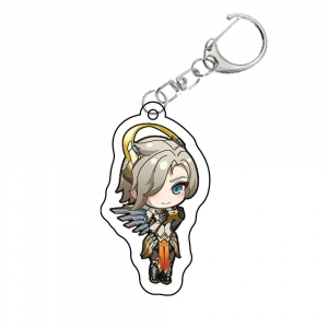 Overwatch 2 Official Character Keychain D.va Kiriko Genji Mercy Tracer Reaper Hanzo Ana Lucio Móc Khóa In Theo Yêu Cầu, Chất Liệu Mica Trong Suốt In 2 Mặt , Dày 4mm