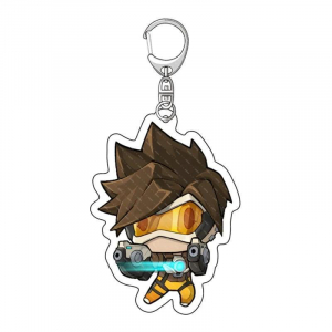 Overwatch Game Keychain Ow Dva Gabriel Reeyes Reaper Thoiio Junkrat Jamison Fawkes Cosplay Móc Khóa In Theo Yêu Cầu, Chất Liệu Mica Trong Suốt In 2 Mặt , Dày 4mm