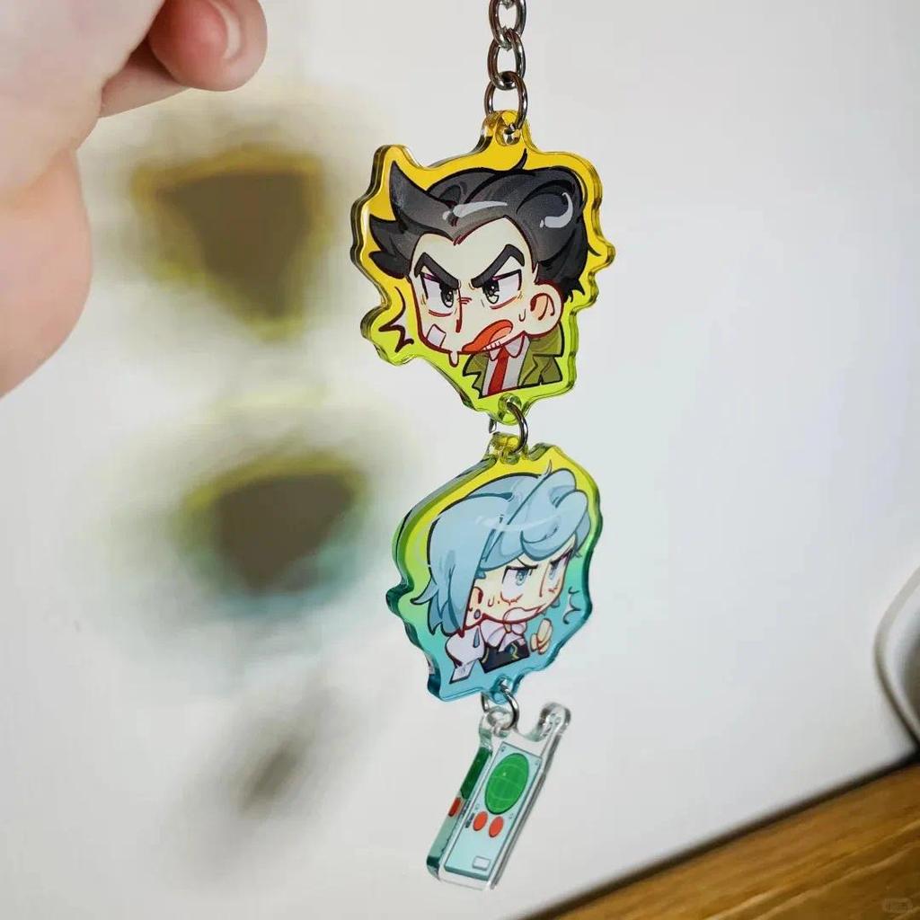 Phoenix Wright Ace Attorney Anime Keychain Women Anime Acrylic Keychain Man Accessories Móc Khóa In Theo Yêu Cầu, Chất Liệu Mica Trong Suốt In 2 Mặt , Dày 4mm 3 Phoenix Wright Ace Attorney Anime Keychain Women Anime Acrylic Keychain Man Accessories Móc Khóa In Theo Yêu Cầu, Chất Liệu Mica Trong Suốt In 2 Mặt , Dày 4mm - Ảnh 3