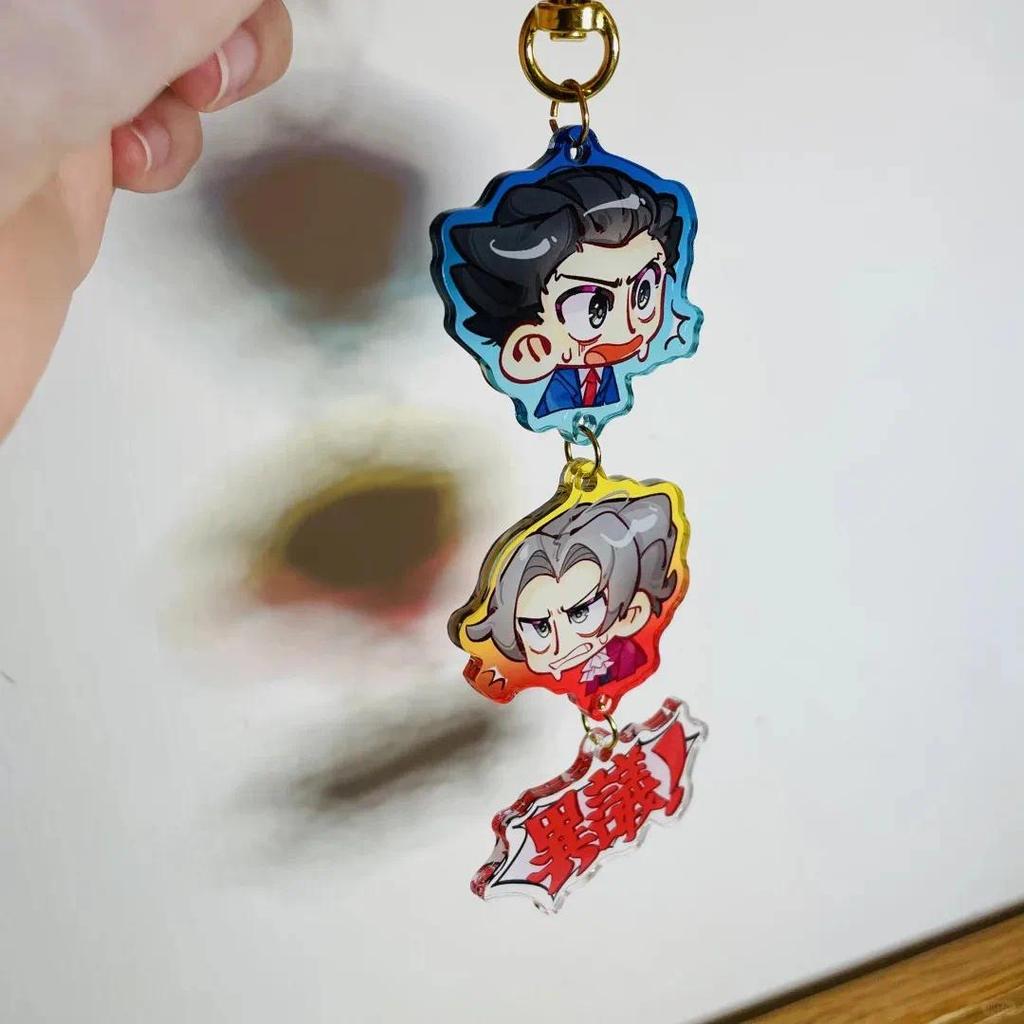 Phoenix Wright Ace Attorney Anime Keychain Women Anime Acrylic Keychain Man Accessories Móc Khóa In Theo Yêu Cầu, Chất Liệu Mica Trong Suốt In 2 Mặt , Dày 4mm 7 Phoenix Wright Ace Attorney Anime Keychain Women Anime Acrylic Keychain Man Accessories Móc Khóa In Theo Yêu Cầu, Chất Liệu Mica Trong Suốt In 2 Mặt , Dày 4mm - Ảnh 7