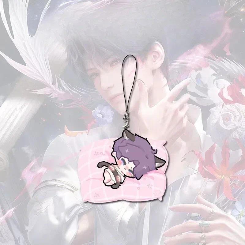 Phone Chain Fish Tail Sleep Prition Love And Deepspace Fox Tail Sylus Rafayel Caleb Keyring Móc Khóa In Theo Yêu Cầu, Chất Liệu Mica Trong Suốt In 2 Mặt , Dày 4mm 2 Phone Chain Fish Tail Sleep Prition Love And Deepspace Fox Tail Sylus Rafayel Caleb Keyring Móc Khóa In Theo Yêu Cầu, Chất Liệu Mica Trong Suốt In 2 Mặt , Dày 4mm - Ảnh 2