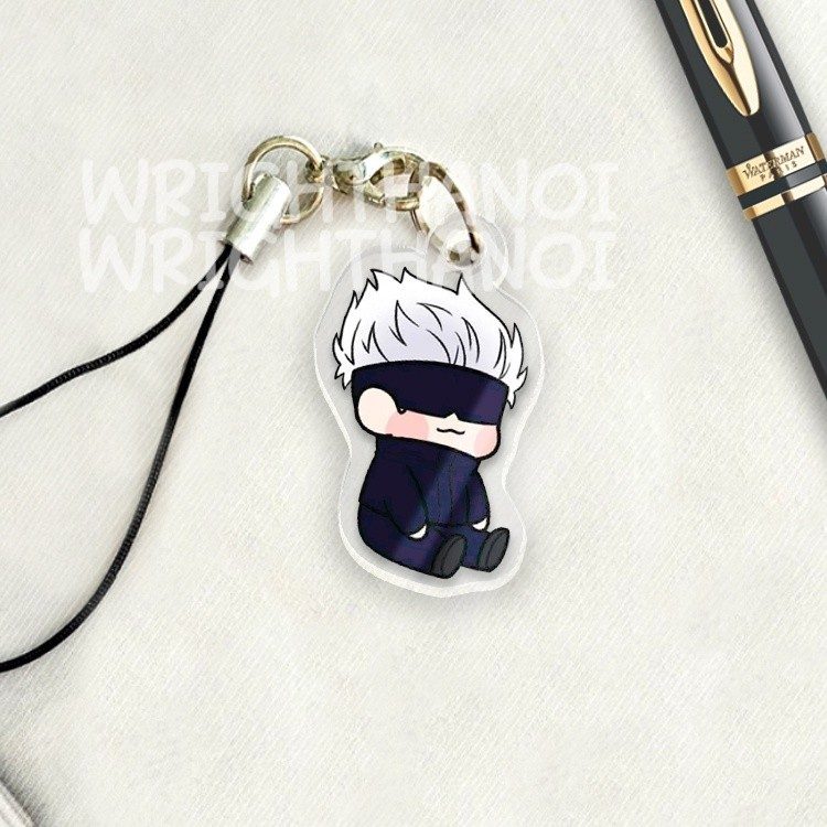 Phone Hanger, Phone Strap, Mica Keychain Jujutsu Kaisen Gojo Satoru Anime Chibi Mk_dh Móc Khóa In Theo Yêu Cầu, Chất Liệu Mica Trong Suốt In 2 Mặt , Dày 4mm 3 Phone Hanger, Phone Strap, Mica Keychain Jujutsu Kaisen Gojo Satoru Anime Chibi Mk_dh Móc Khóa In Theo Yêu Cầu, Chất Liệu Mica Trong Suốt In 2 Mặt , Dày 4mm - Ảnh 3