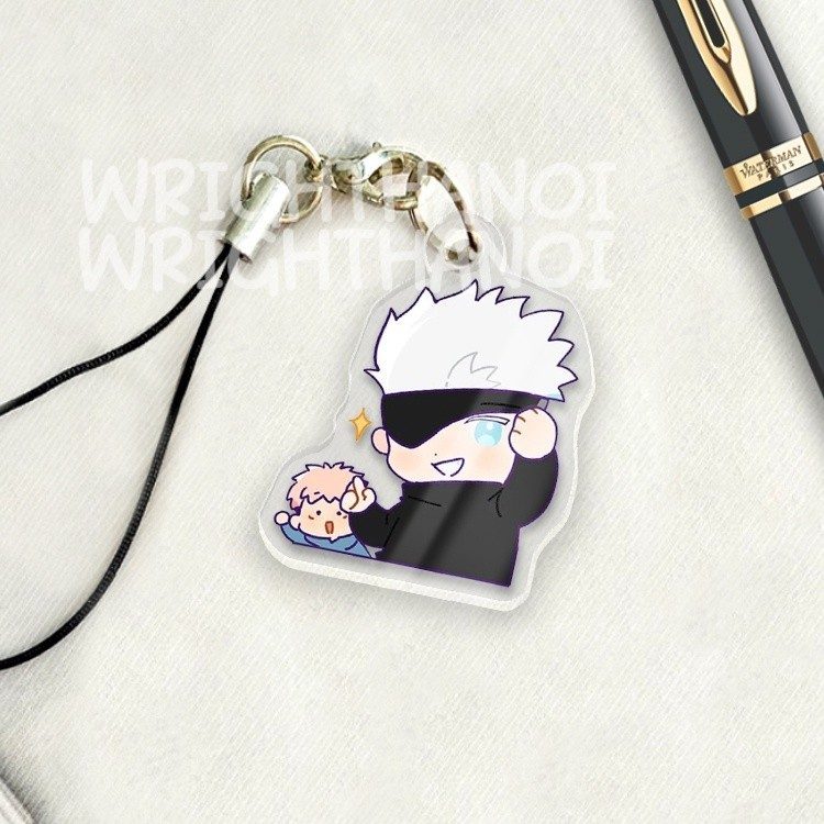 Phone Hanger, Phone Strap, Mica Keychain Jujutsu Kaisen Gojo Satoru Anime Chibi Mk_dh Móc Khóa In Theo Yêu Cầu, Chất Liệu Mica Trong Suốt In 2 Mặt , Dày 4mm 79 Phone Hanger, Phone Strap, Mica Keychain Jujutsu Kaisen Gojo Satoru Anime Chibi Mk_dh Móc Khóa In Theo Yêu Cầu, Chất Liệu Mica Trong Suốt In 2 Mặt , Dày 4mm - Ảnh 79