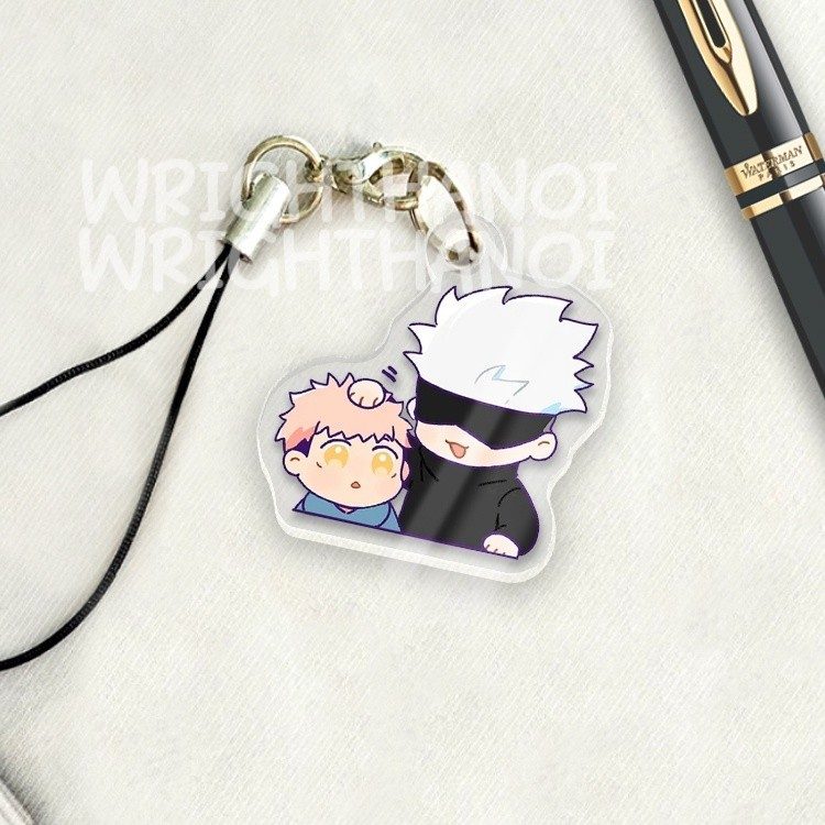 Phone Hanger, Phone Strap, Mica Keychain Jujutsu Kaisen Gojo Satoru Anime Chibi Mk_dh Móc Khóa In Theo Yêu Cầu, Chất Liệu Mica Trong Suốt In 2 Mặt , Dày 4mm 80 Phone Hanger, Phone Strap, Mica Keychain Jujutsu Kaisen Gojo Satoru Anime Chibi Mk_dh Móc Khóa In Theo Yêu Cầu, Chất Liệu Mica Trong Suốt In 2 Mặt , Dày 4mm - Ảnh 80