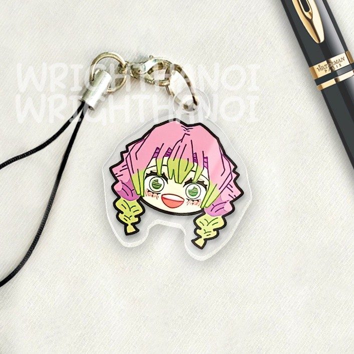 Phone Hanger, Phone Strap, Mica Keychain Kimetsu No Yaiba Nezuko Cute Chibi Anime Backpack Móc Khóa In Theo Yêu Cầu, Chất Liệu Mica Trong Suốt In 2 Mặt , Dày 4mm 4 Phone Hanger, Phone Strap, Mica Keychain Kimetsu No Yaiba Nezuko Cute Chibi Anime Backpack Móc Khóa In Theo Yêu Cầu, Chất Liệu Mica Trong Suốt In 2 Mặt , Dày 4mm - Ảnh 4
