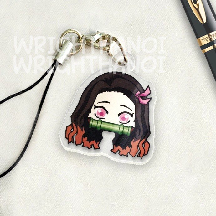 Phone Hanger, Phone Strap, Mica Keychain Kimetsu No Yaiba Nezuko Cute Chibi Anime Backpack Móc Khóa In Theo Yêu Cầu, Chất Liệu Mica Trong Suốt In 2 Mặt , Dày 4mm 77 Phone Hanger, Phone Strap, Mica Keychain Kimetsu No Yaiba Nezuko Cute Chibi Anime Backpack Móc Khóa In Theo Yêu Cầu, Chất Liệu Mica Trong Suốt In 2 Mặt , Dày 4mm - Ảnh 77