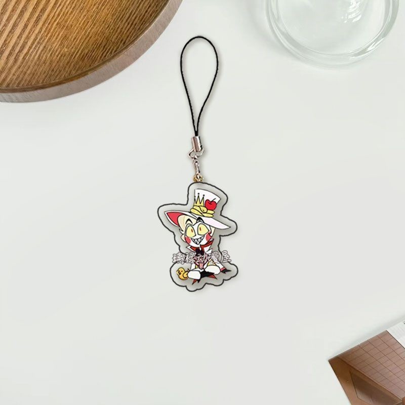 Phone Lanyard Printed With Hazbin Hotel Ver Helluva Boss Cartoon Mica Acrylic Cute And Móc Khóa In Theo Yêu Cầu, Chất Liệu Mica Trong Suốt In 2 Mặt , Dày 4mm 4 Phone Lanyard Printed With Hazbin Hotel Ver Helluva Boss Cartoon Mica Acrylic Cute And Móc Khóa In Theo Yêu Cầu, Chất Liệu Mica Trong Suốt In 2 Mặt , Dày 4mm - Ảnh 4