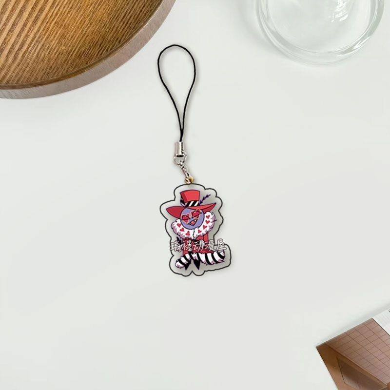 Phone Lanyard Printed With Hazbin Hotel Ver Helluva Boss Cartoon Mica Acrylic Cute And Móc Khóa In Theo Yêu Cầu, Chất Liệu Mica Trong Suốt In 2 Mặt , Dày 4mm 1 Phone Lanyard Printed With Hazbin Hotel Ver Helluva Boss Cartoon Mica Acrylic Cute And Móc Khóa In Theo Yêu Cầu, Chất Liệu Mica Trong Suốt In 2 Mặt , Dày 4mm