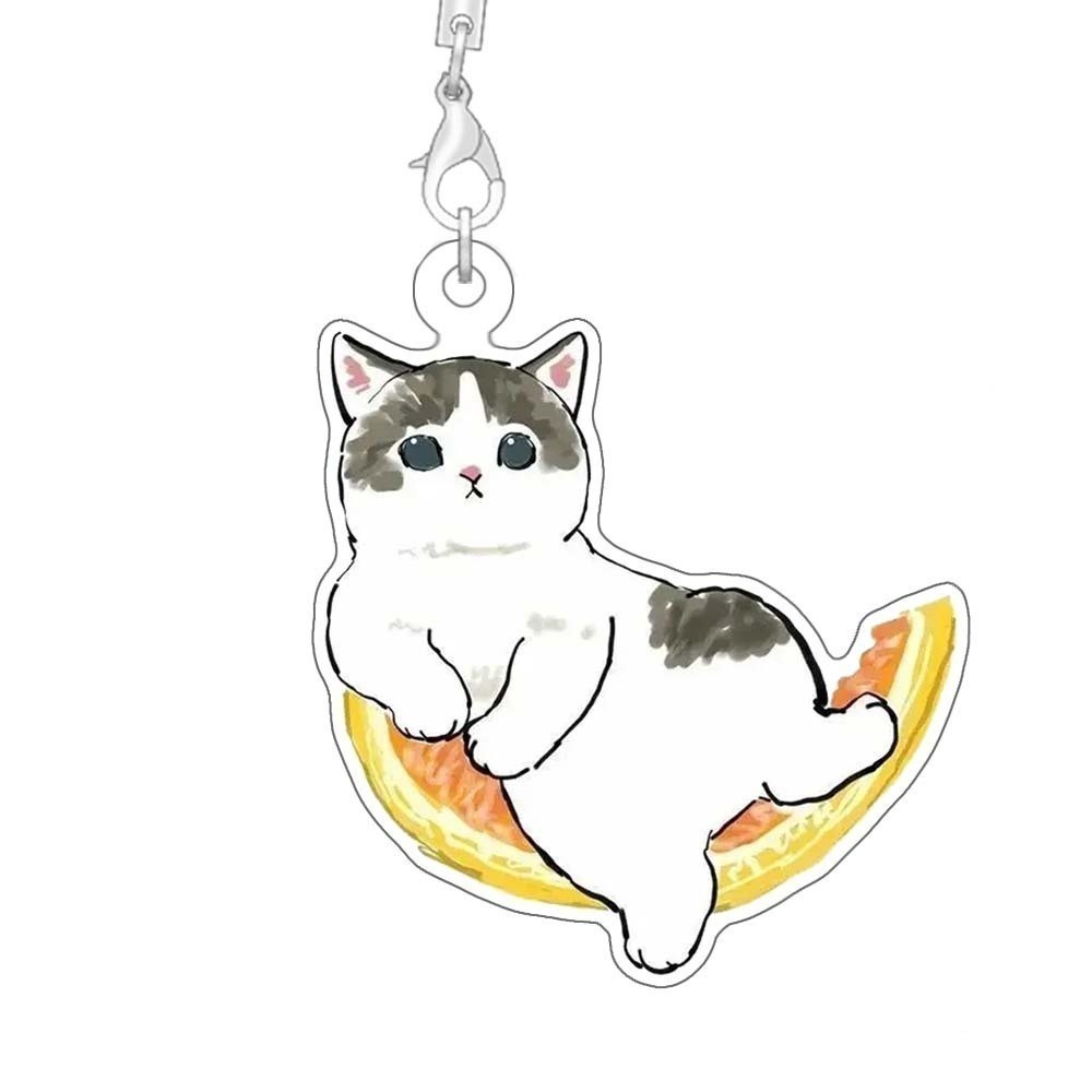 Phone Strap Luffa Cartoon Cute Cat Phone Accessories Pendant Acrylic Accessories Móc Khóa In Theo Yêu Cầu, Chất Liệu Mica Trong Suốt In 2 Mặt , Dày 4mm 4 Phone Strap Luffa Cartoon Cute Cat Phone Accessories Pendant Acrylic Accessories Móc Khóa In Theo Yêu Cầu, Chất Liệu Mica Trong Suốt In 2 Mặt , Dày 4mm - Ảnh 4