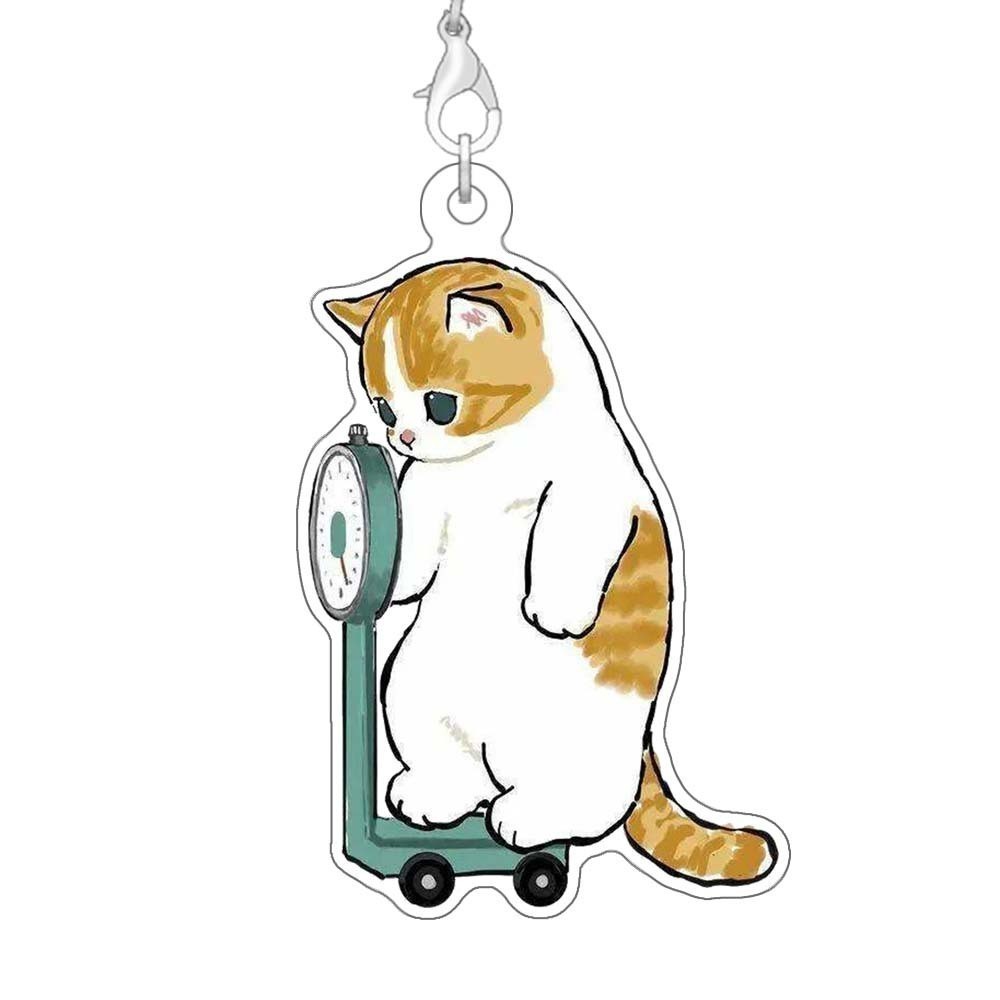 Phone Strap Luffa Cartoon Cute Cat Phone Accessories Pendant Acrylic Accessories Móc Khóa In Theo Yêu Cầu, Chất Liệu Mica Trong Suốt In 2 Mặt , Dày 4mm 5 Phone Strap Luffa Cartoon Cute Cat Phone Accessories Pendant Acrylic Accessories Móc Khóa In Theo Yêu Cầu, Chất Liệu Mica Trong Suốt In 2 Mặt , Dày 4mm - Ảnh 5