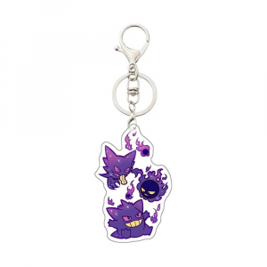 Pokemon Anime Squirtle Bulbasaur Charmander Gengar Mewtwomica Cute Acrylic Keychain Móc Khóa In Theo Yêu Cầu, Chất Liệu Mica Trong Suốt In 2 Mặt , Dày 4mm