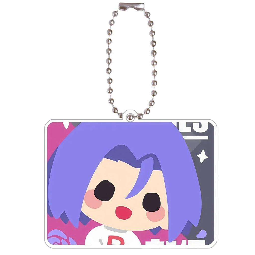 Pokemon Jessie Keychains James Meowth Gengar Arbok Rocket Team Diy Acrylic Action Toy Figure Móc Khóa In Theo Yêu Cầu, Chất Liệu Mica Trong Suốt In 2 Mặt , Dày 4mm 2 Pokemon Jessie Keychains James Meowth Gengar Arbok Rocket Team Diy Acrylic Action Toy Figure Móc Khóa In Theo Yêu Cầu, Chất Liệu Mica Trong Suốt In 2 Mặt , Dày 4mm - Ảnh 2