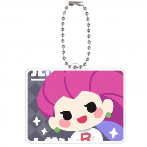 Pokemon Jessie Keychains James Meowth Gengar Arbok Rocket Team Diy Acrylic Action Toy Figure Móc Khóa In Theo Yêu Cầu, Chất Liệu Mica Trong Suốt In 2 Mặt , Dày 4mm