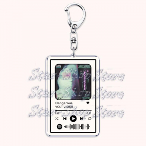 Popular Alien Stage Original Soundtrack Music Keychains For Women Accessories Bag Songs Móc Khóa In Theo Yêu Cầu, Chất Liệu Mica Trong Suốt In 2 Mặt , Dày 4mm