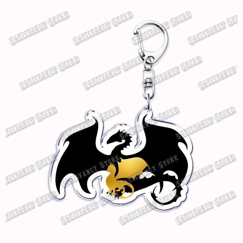 Popular Basgiath War College Fourth Wing Black Dragon Keychain, Car Hanging, Móc Khóa In Theo Yêu Cầu, Chất Liệu Mica Trong Suốt In 2 Mặt , Dày 4mm 6 Popular Basgiath War College Fourth Wing Black Dragon Keychain, Car Hanging, Móc Khóa In Theo Yêu Cầu, Chất Liệu Mica Trong Suốt In 2 Mặt , Dày 4mm - Ảnh 6