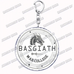 Popular Basgiath War College Fourth Wing Black Dragon Keychain, Car Hanging, Móc Khóa In Theo Yêu Cầu, Chất Liệu Mica Trong Suốt In 2 Mặt , Dày 4mm