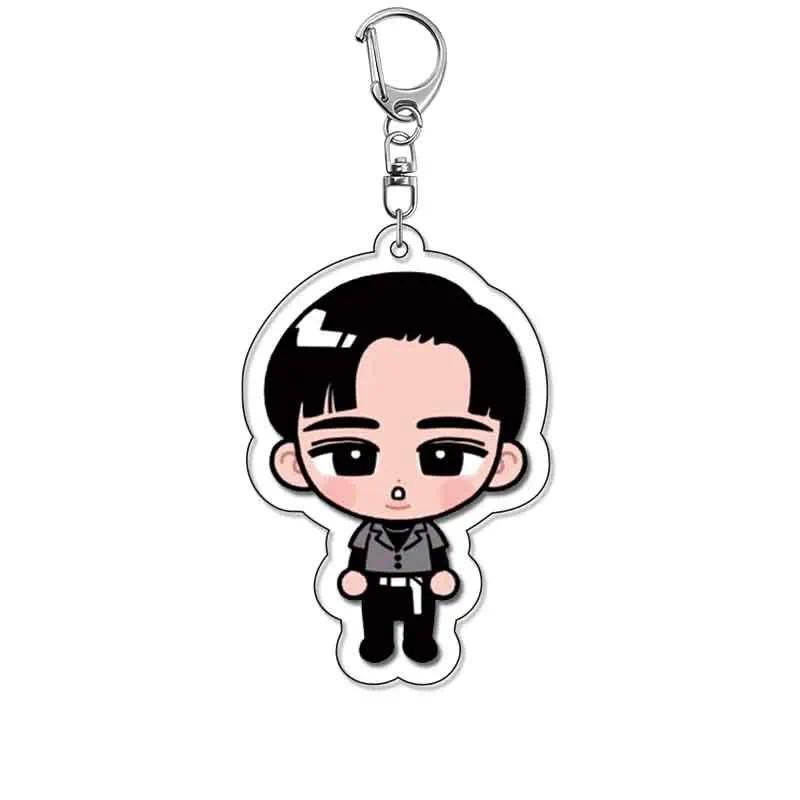 Popular Boy Group Cartoon Character Mica Keychain For Women Bag Hanging Couple Key Chains Móc Khóa In Theo Yêu Cầu, Chất Liệu Mica Trong Suốt In 2 Mặt , Dày 4mm 12 Popular Boy Group Cartoon Character Mica Keychain For Women Bag Hanging Couple Key Chains Móc Khóa In Theo Yêu Cầu, Chất Liệu Mica Trong Suốt In 2 Mặt , Dày 4mm - Ảnh 12