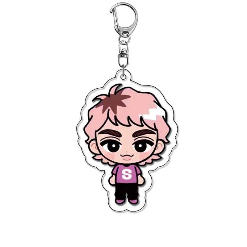 Popular Boy Group Cartoon Character Mica Keychain For Women Bag Hanging Couple Key Chains Móc Khóa In Theo Yêu Cầu, Chất Liệu Mica Trong Suốt In 2 Mặt , Dày 4mm 13 Popular Boy Group Cartoon Character Mica Keychain For Women Bag Hanging Couple Key Chains Móc Khóa In Theo Yêu Cầu, Chất Liệu Mica Trong Suốt In 2 Mặt , Dày 4mm - Ảnh 13