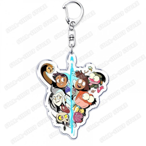 Popular Cartoon Anime Keychains For Accessories Jewelry Anne Boonchuy Marcy Wu Sprig Anne Móc Khóa In Theo Yêu Cầu, Chất Liệu Mica Trong Suốt In 2 Mặt , Dày 4mm